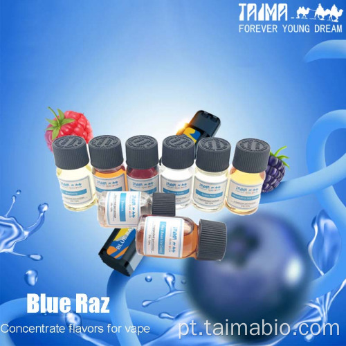 Sabor de concentrado de vape blue de gelo.